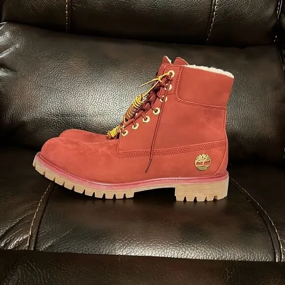 Timberland mens 6 Premium shearling Waterproof Boots